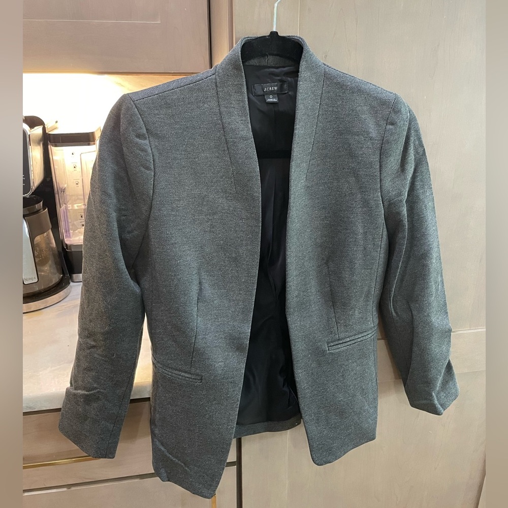 Grey blazer for women